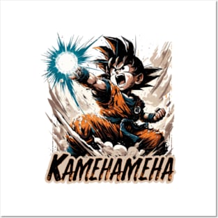 Dragon Ball Kamehameha Posters and Art